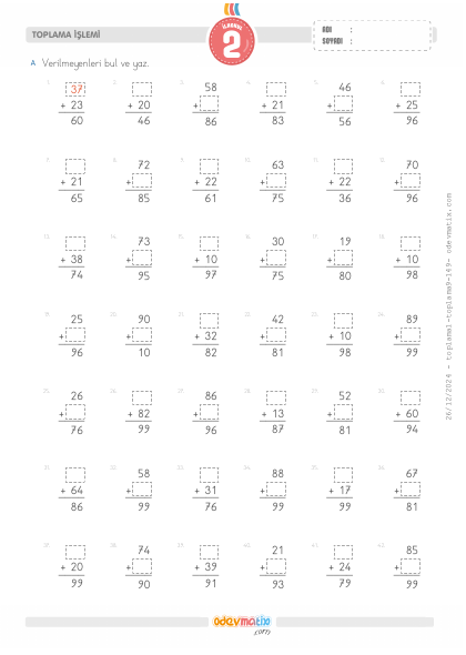 2.S�n�f Ekleneni ve Toplanan� Bulma(3) Etkinli�i