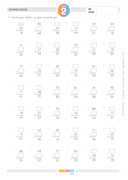 2.S�n�f Eksileni ve ��kan� Bulma(4) Etkinli�i