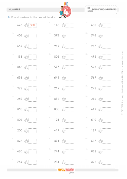 4.S�n�f En Yak�n Y�zl��e Yuvarlama(3) Etkinli�i