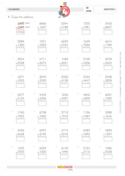 4.S�n�f Toplam� Tahmin Etme(3) Etkinli�i