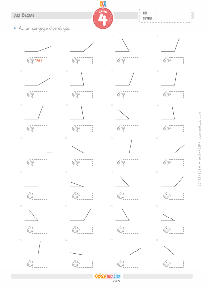 4.S�n�f A�� �l�me(5) Etkinli�i