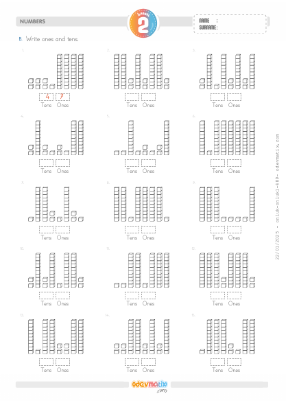 2.S�n�f Onluk ve Birliklerine Ay�rma(2) Etkinli�i