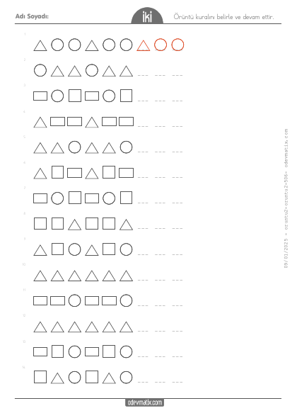 2.S�n�f Geometrik �r�nt�ler(3) Etkinli�i