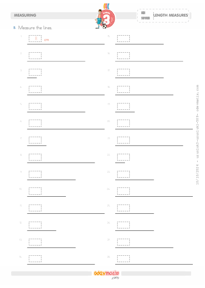 3.S�n�f Uzunluklar� Cetvelle �l�me(5) Etkinli�i