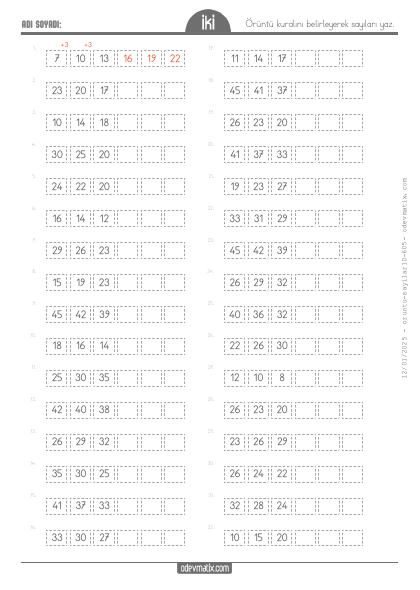 2.S�n�f Kolay Say� �r�nt�leri(5) Etkinli�i