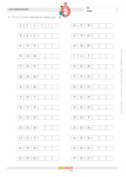 3.S�n�f Say� �r�nt�leri(4) Etkinli�i