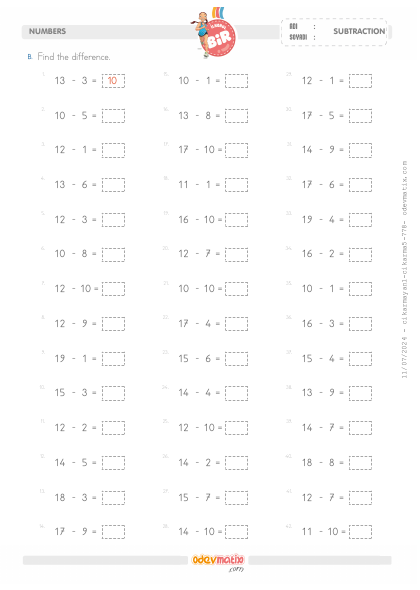 1.S�n�f ��karma ��lemi(3) Etkinli�i